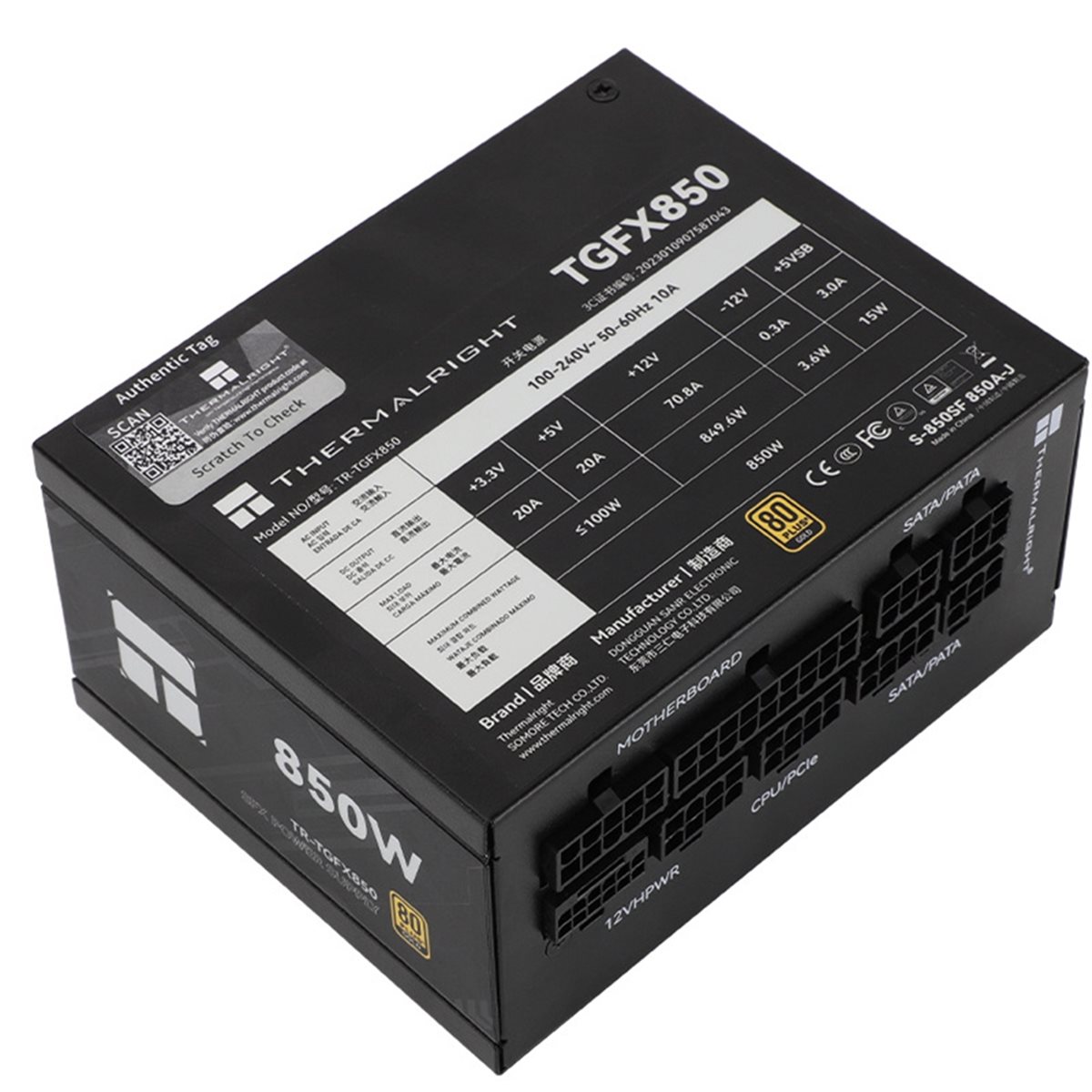 [AC18 Digital]/ TR-TGFX850 Com - Sfx Power Supply 850W Gold recension och pris